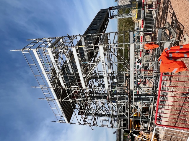 HS2 - A38 Slip Road Access Lichfield  - Access scaffolding construction - 	Commercial