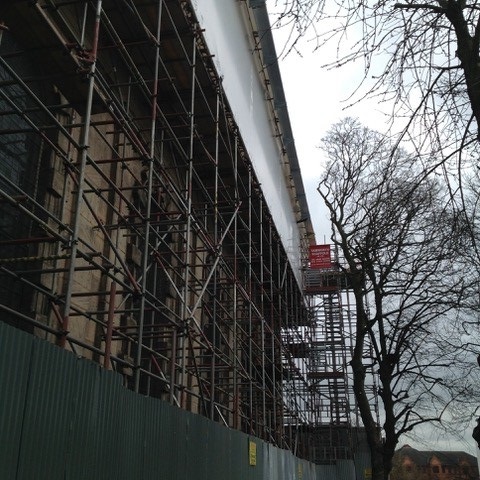 Tamworth Scaffolding: Derby Cathedral, Iron Gate, Derby 4