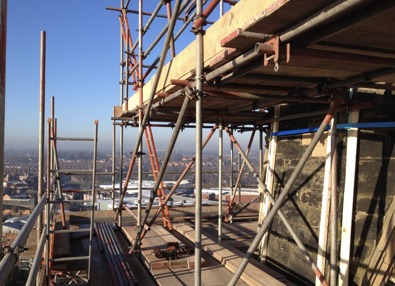 Tamworth Scaffolding: St Marys De Castro Church - Leicester 2