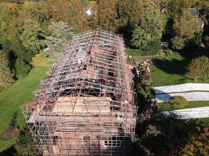 Tamworth Scaffolding: Temporary Roof - Temporary Roofs Temporary Roof
