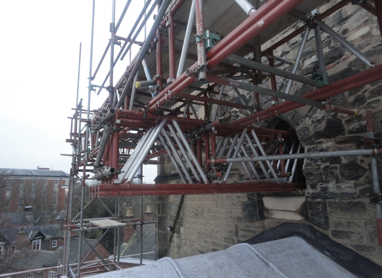 Tamworth Scaffolding: St Marys De Castro Church - Leicester 4