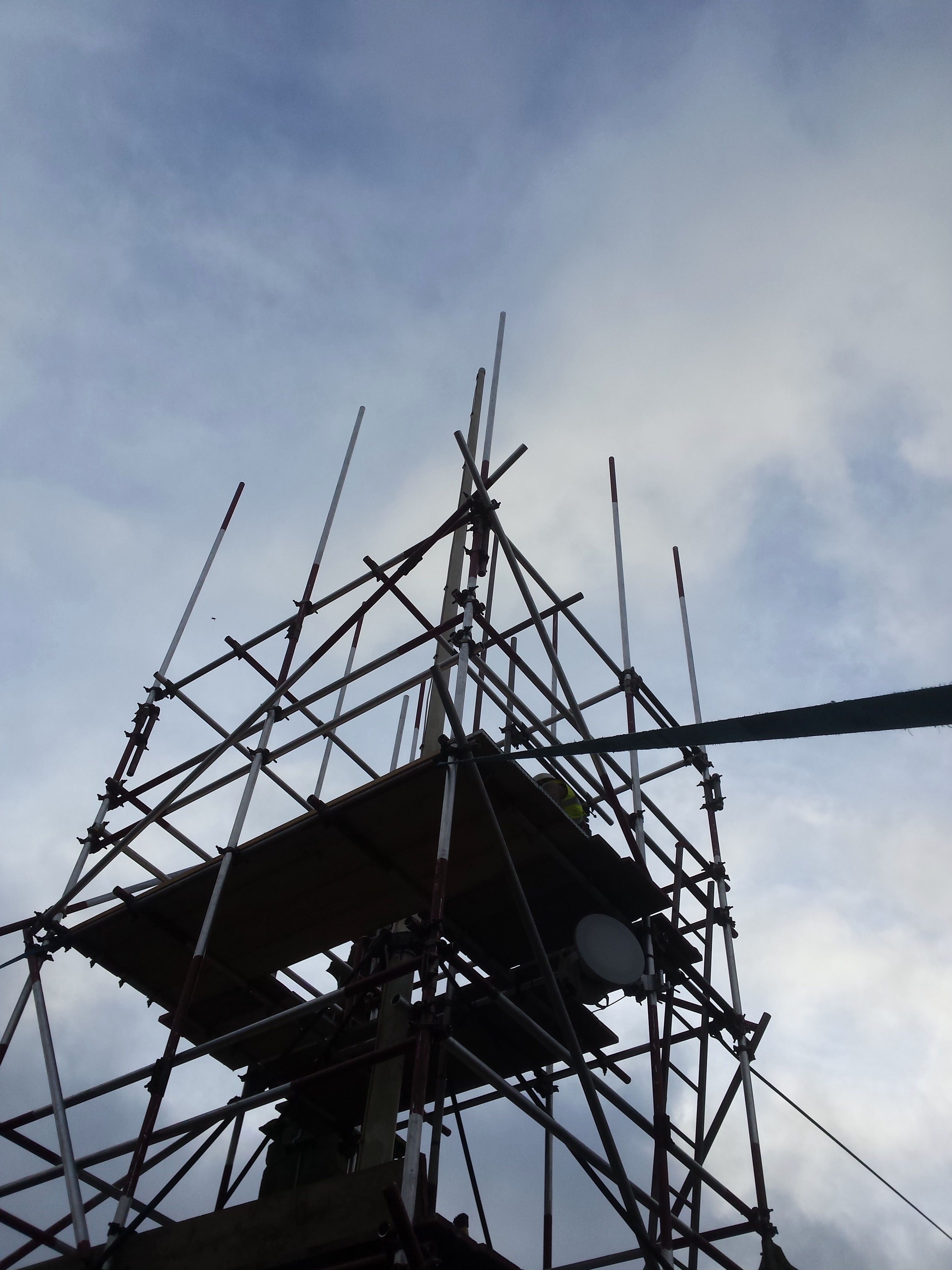 Tamworth Scaffolding: Derby Cathedral - Flagpole
