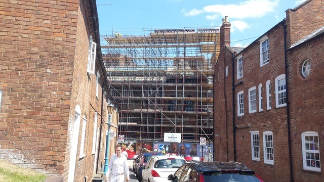 Tamworth Scaffolding: SWAN WING, RSC 2