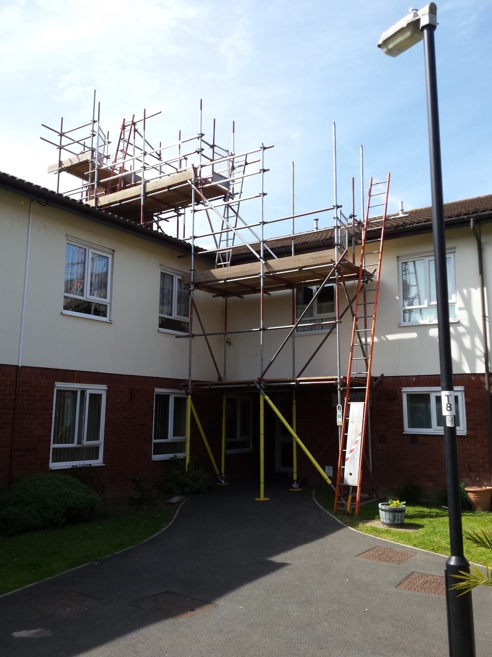 Tamworth Scaffolding: Chimney Access - Commercial Residential
