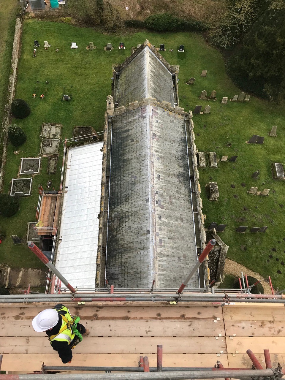 Tamworth Scaffolding: St Denys Church - Commercial Aswarby
