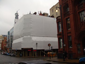 Tamworth Scaffolding: Building Refurbishment - Commercial Central Birmingham
