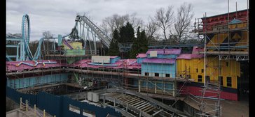 Tamworth Scaffolding: Access Scaffold Drayton Manor Theme Park Tamworth - Commercial Access Scaffold Drayton Manor Theme Park Tamworth
