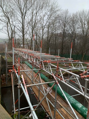 Tamworth Scaffolding: Pipework project - Utilities Pipework project
