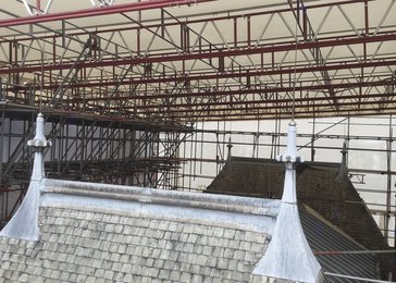 Tamworth Scaffolding: Temporary Roof - Temporary Roofs Historic Building
