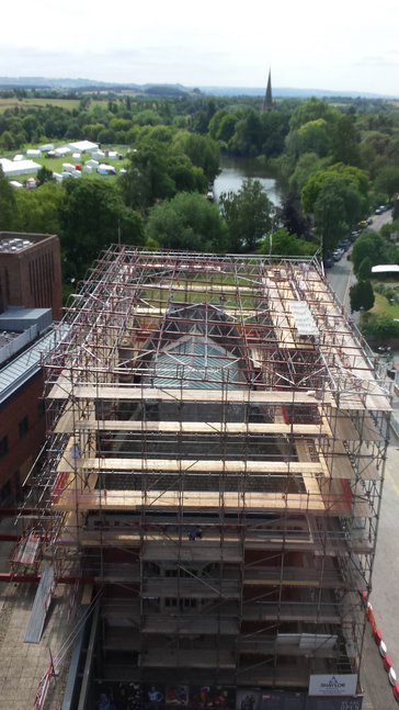 Tamworth Scaffolding: Temporary Roof Swan Theatre Stratford upon Avon - Temporary Roofs Temporary Roof Swan Theatre Stratford upon Avon
