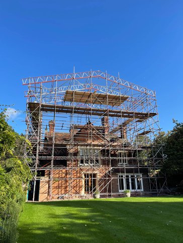 Tamworth Scaffolding: Temporary Roof Domestic Renovation - Temporary Roofs Temporary Roof Domestic Renovation
