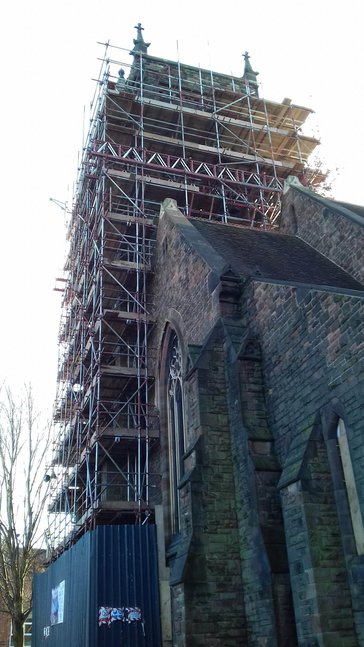 Tamworth Scaffolding: Access scaffold Old Hill - Heritage Access scaffold Old Hill
