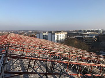 Tamworth Scaffolding: Derby Cathedral - Temporary Roofs Derby 
