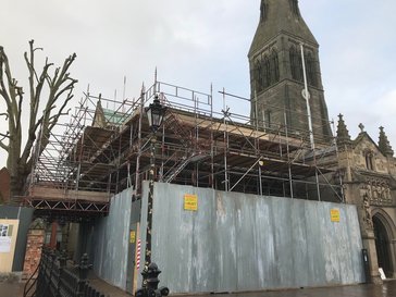 Tamworth Scaffolding: Leicester Cathedral - Leicester 
