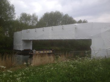 Tamworth Scaffolding: Bridge works - Utilities Spa Road, Lincoln
