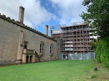Tamworth Scaffolding: Renovation work Newstead Abbey - Heritage Renovation work Newstead Abbey
