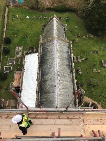 Tamworth Scaffolding: St Denys Church - Commercial Aswarby
