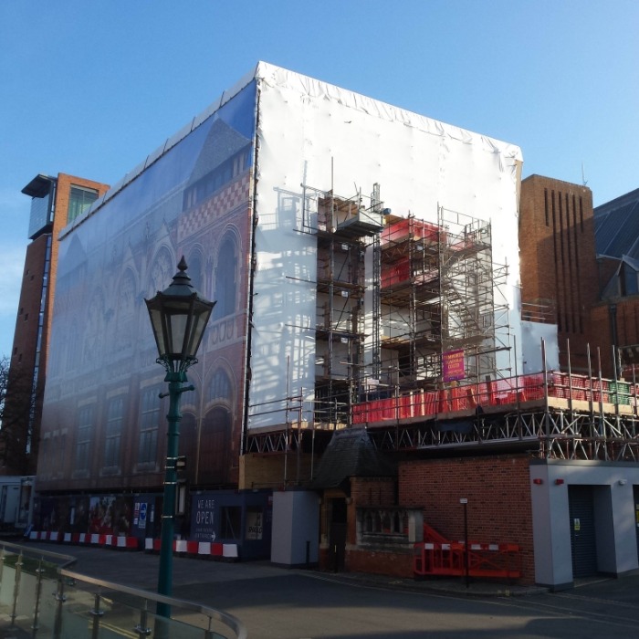 Scaffolding project at Swan Wing Theatre Scaffolding project at Swan Wing Theatre