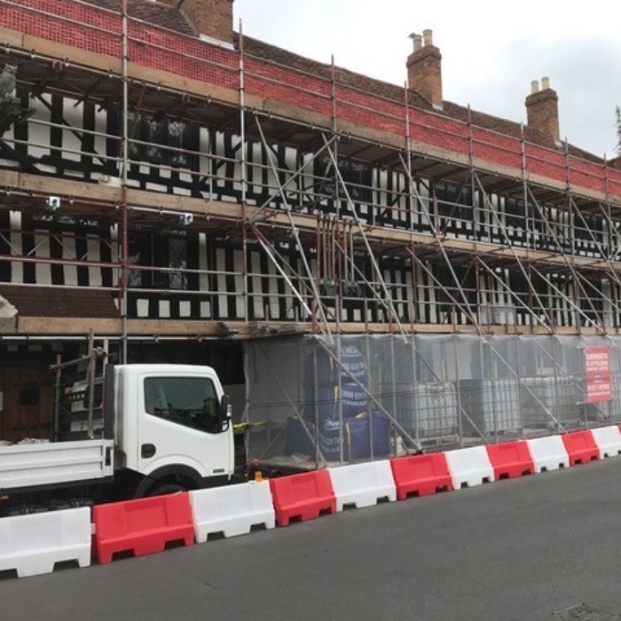 Scaffolding project at Falcon Hotel, Staffordshire Scaffolding project at Falcon Hotel, Staffordshire