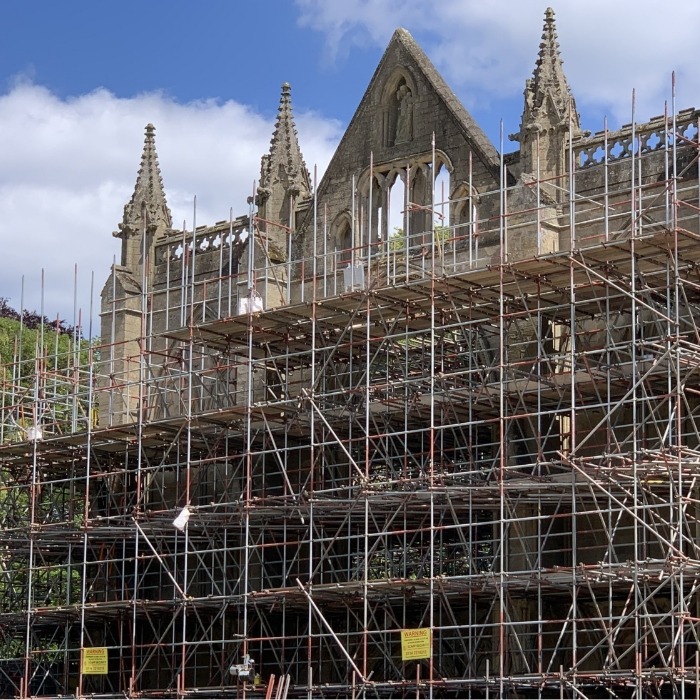Scaffolding project at Newstead Abbey Scaffolding project at Newstead Abbey