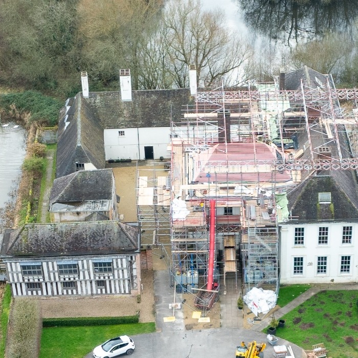 Scaffolding project at Middleton Hall Scaffolding project at Middleton Hall